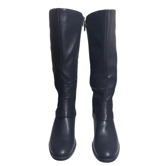 Easy Street Jewel Black Riding Boots Sz 9.5M