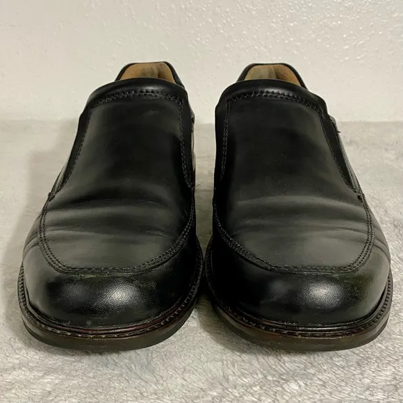Ecco Holton Apron Black Leather Slip-On Loafers Size 44 EU (Men’s 10-10.5 US)
