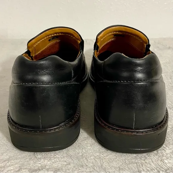 Ecco Holton Apron Black Leather Slip-On Loafers Size 44 EU (Men’s 10-10.5 US)