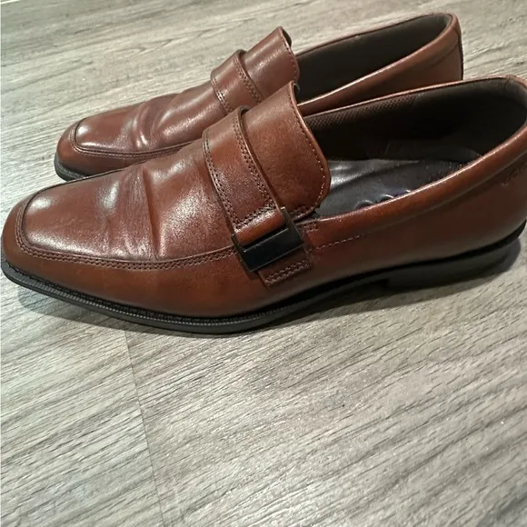ECCO Men's Brown Leather Loafers