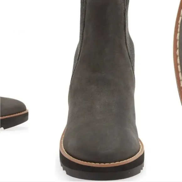 Eileen Fisher Gray Lilou Wedge Chelsea Boots NIB ~ Size 9M