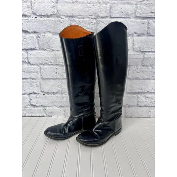 EISERS Women's Black &quot;Last&quot; Leather Ridding Boots US 8