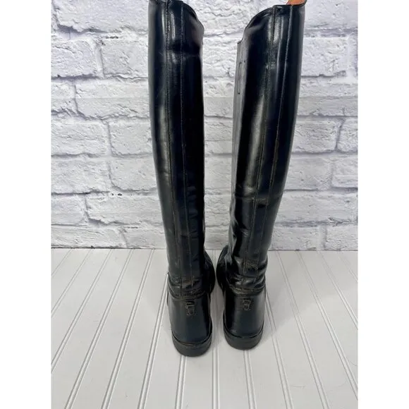 EISERS Women's Black &quot;Last&quot; Leather Ridding Boots US 8