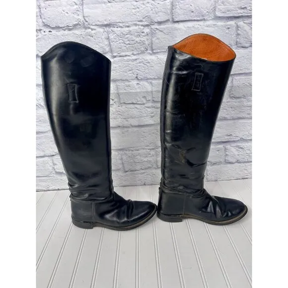 EISERS Women's Black &quot;Last&quot; Leather Ridding Boots US 8
