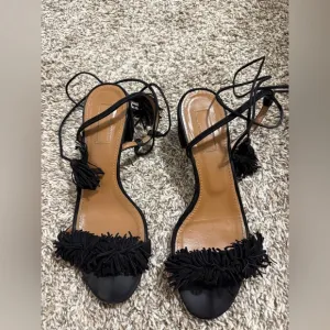 Elegant Black Strappy Sandals