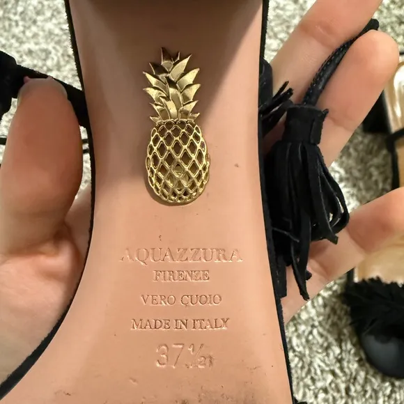Elegant Black Strappy Sandals