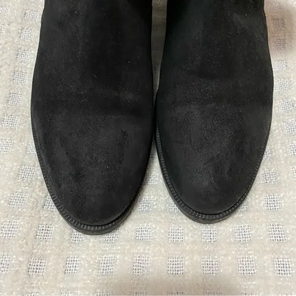 Emanuele Crasto black suede Chelsea boots