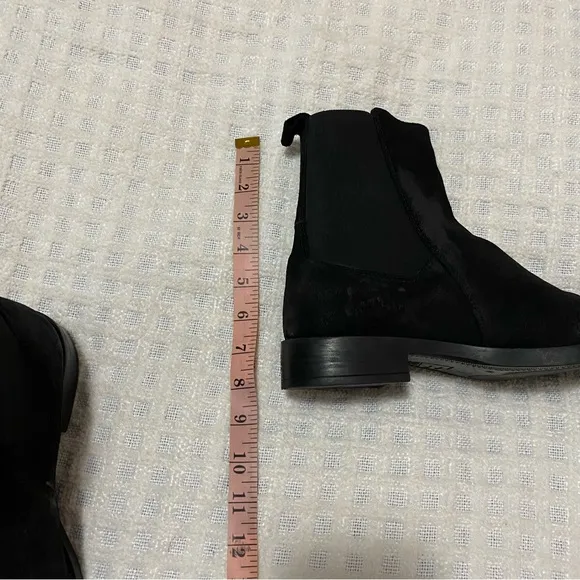 Emanuele Crasto black suede Chelsea boots