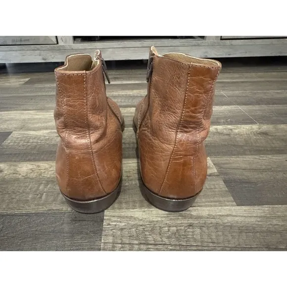 Emilio Franco Men's Leather Chelsea Boots Brown Combo Size 11 Made In Italy