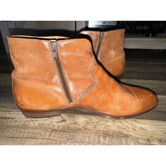 Emilio Franco Men's Leather Chelsea Boots Brown Combo Size 11 Made In Italy