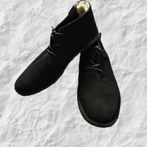 Emu Australia Winston Desert Boots Black Mens 12‎ Suede