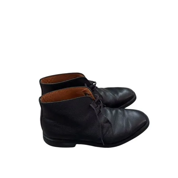 E. T. Wright Sanders Chukka Boots Masters Collection Black Leather 12