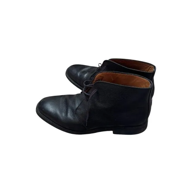 E. T. Wright Sanders Chukka Boots Masters Collection Black Leather 12