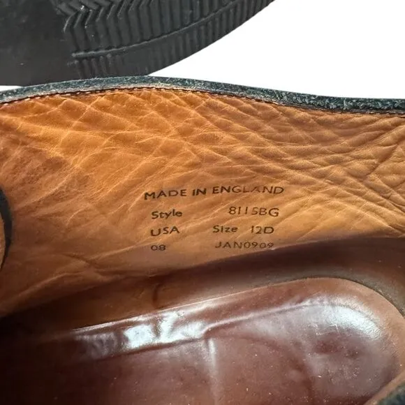 E. T. Wright Sanders Chukka Boots Masters Collection Black Leather 12