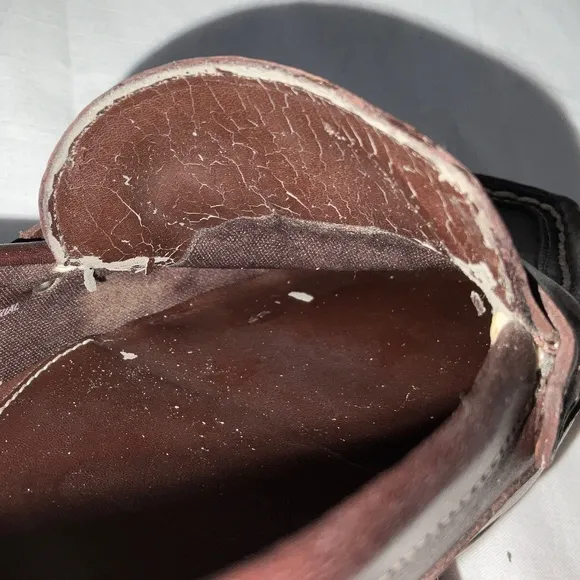 ETIENNE AIGNER Leather Loafers Flats Size 9 Brown
