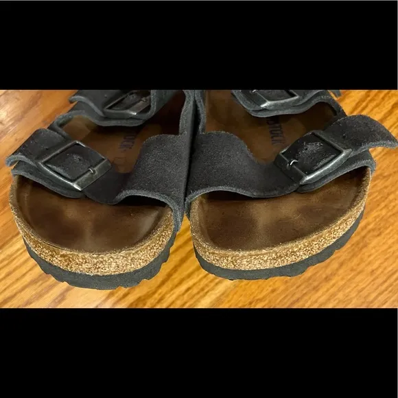 EUC Birkenstock Sandals, Gray
