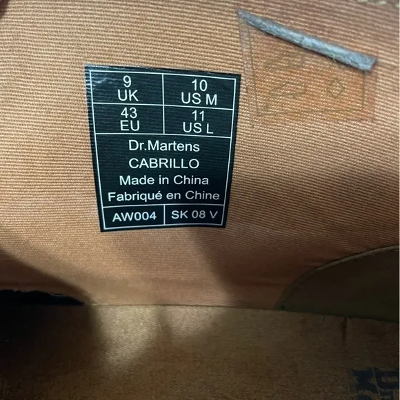 EUC Dr. Martens Cabrillo Men’s Horse Desert Leather Boots Men’s 10 M