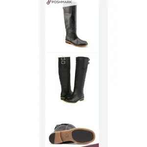 EUC Lucky leather riding boots black sz: 7.5