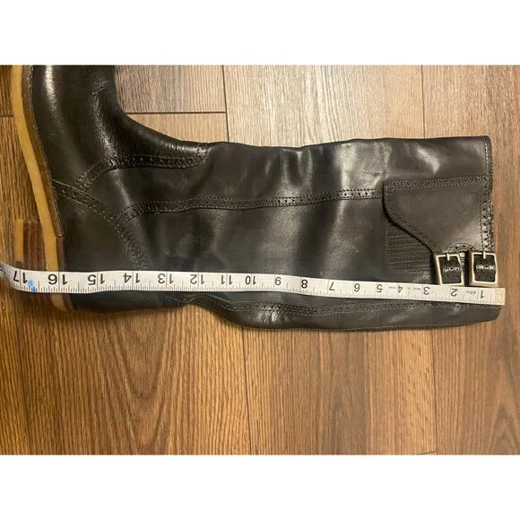 EUC Lucky leather riding boots black sz: 7.5
