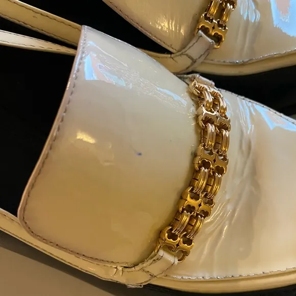 EUC Tory Burch Perrine Heeled Loafers