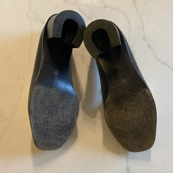 EUC Tory Burch Perrine Heeled Loafers