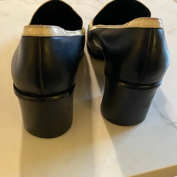 EUC Tory Burch Perrine Heeled Loafers