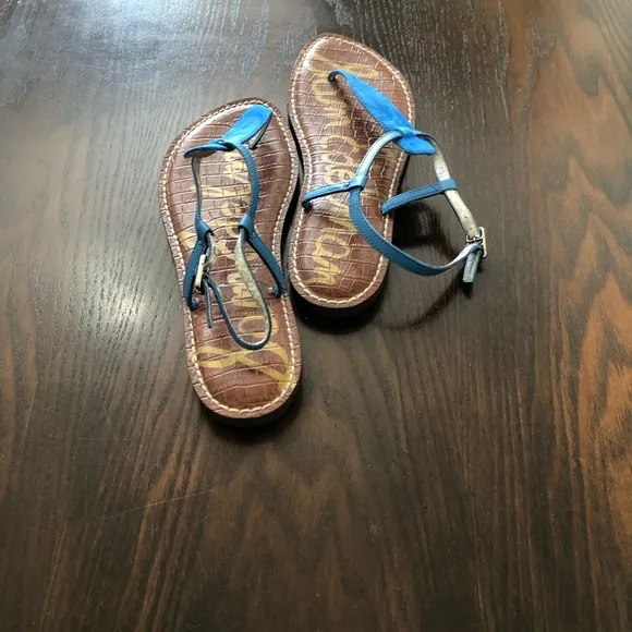 EUC💫Sam Edelman GiGi Aqua Azure Sandals for Women 9.5 summer special events