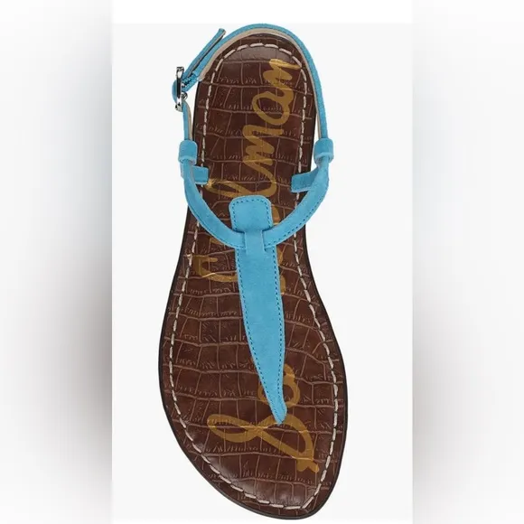 EUC💫Sam Edelman GiGi Aqua Azure Sandals for Women 9.5 summer special events