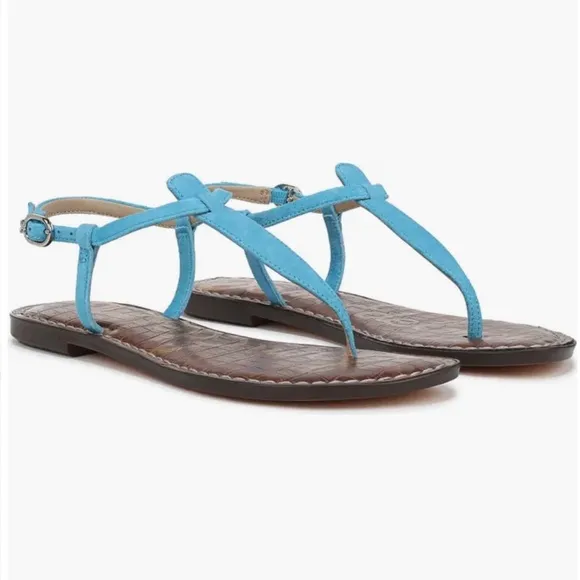 EUC💫Sam Edelman GiGi Aqua Azure Sandals for Women 9.5 summer special events