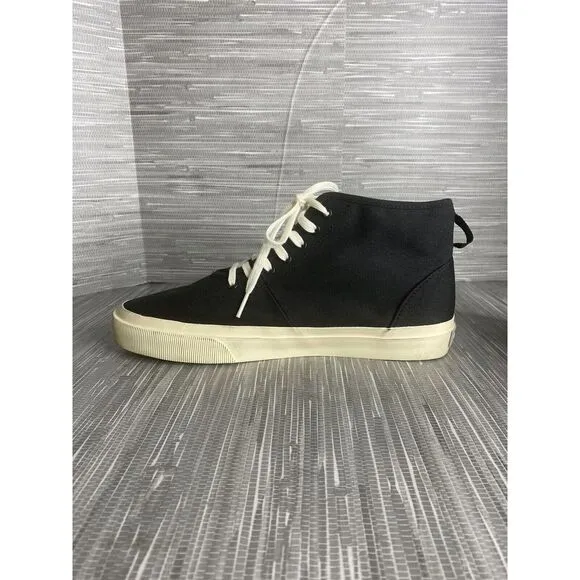 Everlane Unisex Canvas High Top Sneakers Black 9 PLMMID 0621 Size F 11 and M‎ 9