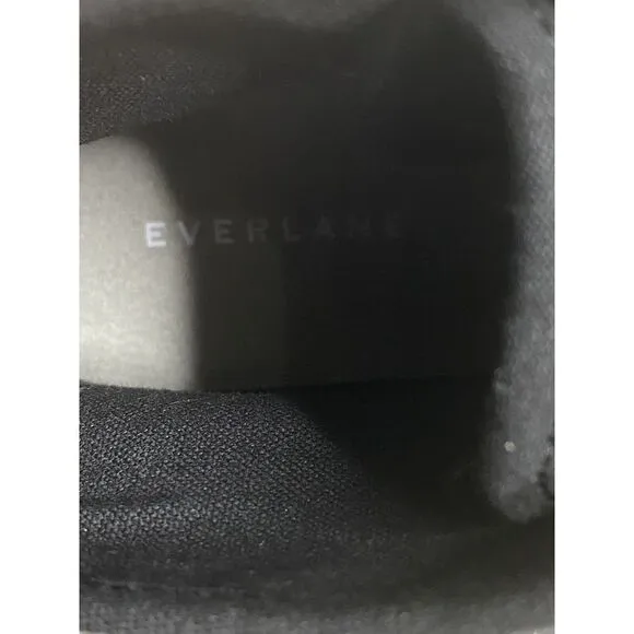 Everlane Unisex Canvas High Top Sneakers Black 9 PLMMID 0621 Size F 11 and M‎ 9
