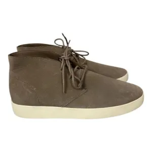 EVERLANE Mens The Desert Lace up BOOTS Size 7.5 Sepia Suede