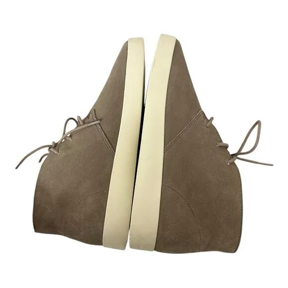 EVERLANE Mens The Desert Lace up BOOTS Size 7.5 Sepia Suede