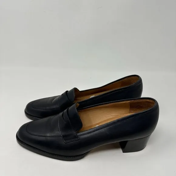 Faconnable Slip-on Vibram Loafers Leather Size 9.5