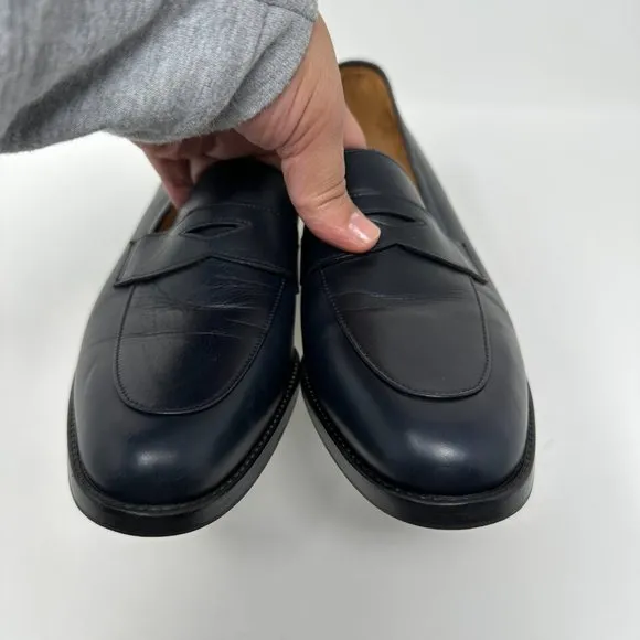 Faconnable Slip-on Vibram Loafers Leather Size 9.5