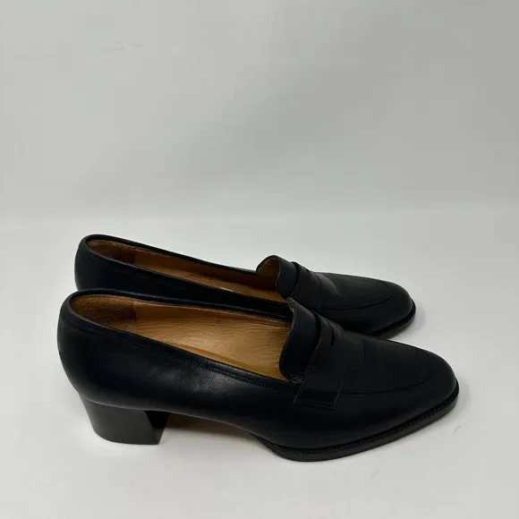 Faconnable Slip-on Vibram Loafers Leather Size 9.5