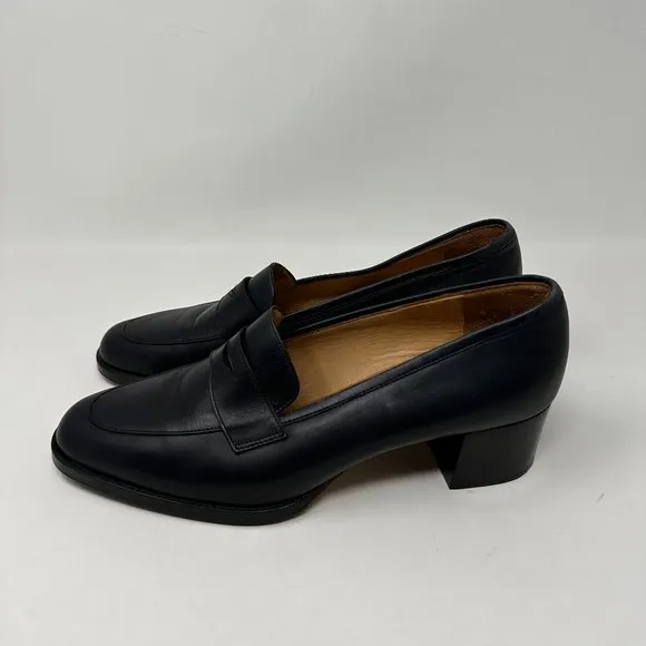 Faconnable Slip-on Vibram Loafers Leather Size 9.5