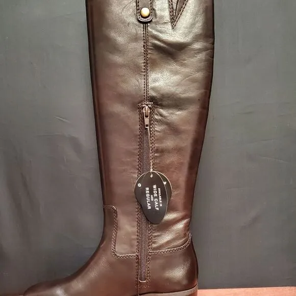 FAWNE International Concepts Size 5.5 M Chocolate Leather Riding Boots