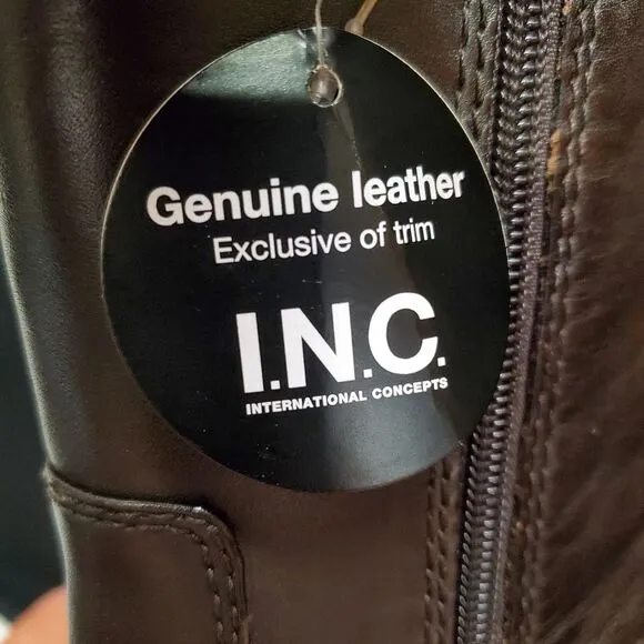 FAWNE International Concepts Size 5.5 M Chocolate Leather Riding Boots