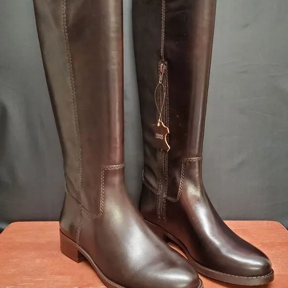 FAWNE International Concepts Size 5.5 M Chocolate Leather Riding Boots