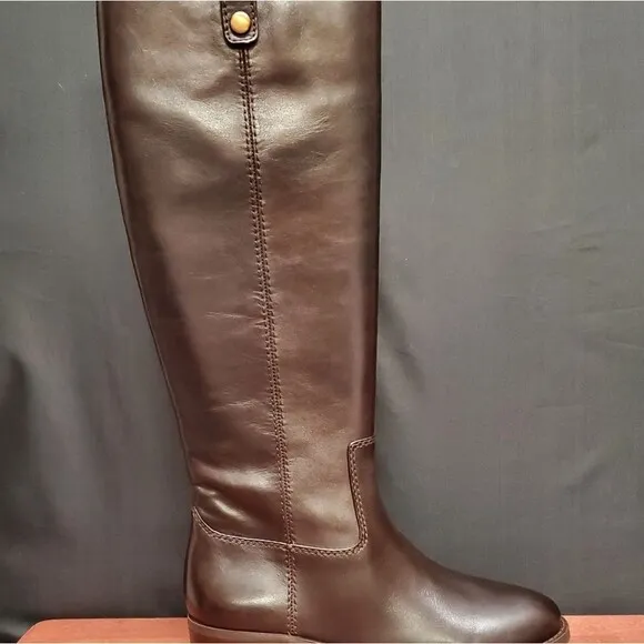FAWNE International Concepts Size 5.5 M Chocolate Leather Riding Boots