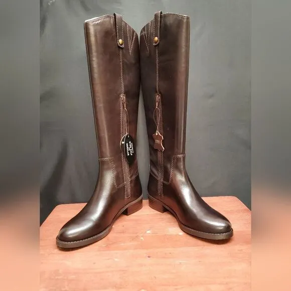FAWNE International Concepts Size 5.5 M Chocolate Leather Riding Boots