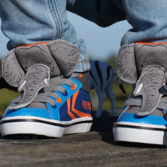 FEIYUE Boys Hi-Top Sneakers