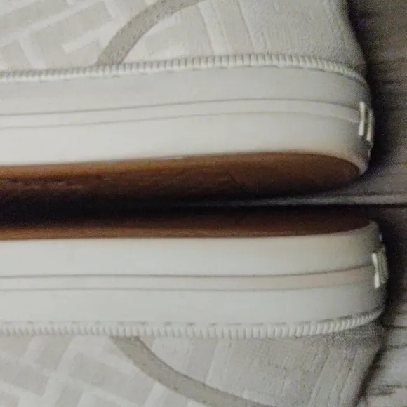 FENDI Mono Canvas Low-tops Sneakers #8E8325