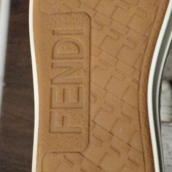 FENDI Mono Canvas Low-tops Sneakers #8E8325