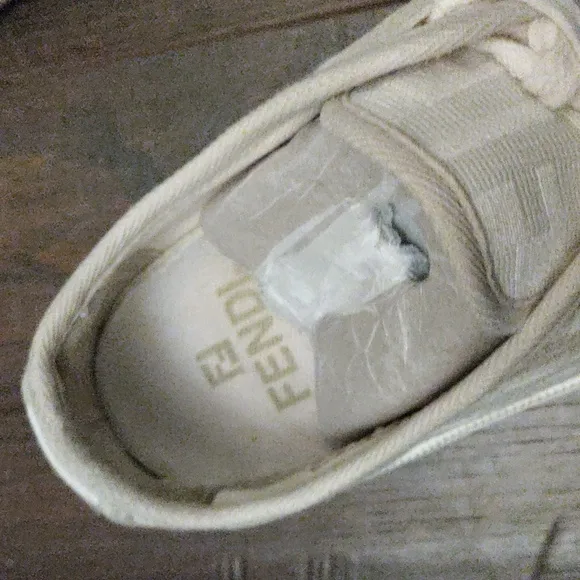 FENDI Mono Canvas Low-tops Sneakers #8E8325