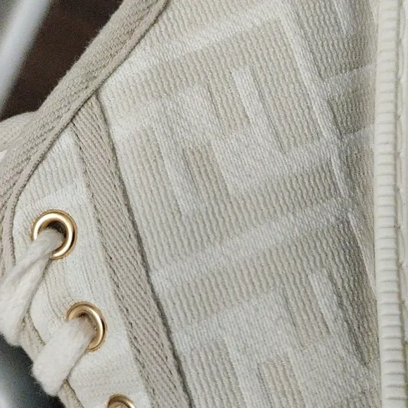 FENDI Mono Canvas Low-tops Sneakers #8E8325