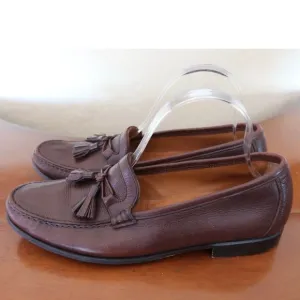 Ferragamo tasselled leather loafers women’s size 9.5