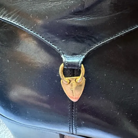 Ferragamo Vintage Italian Leather Riding Boots