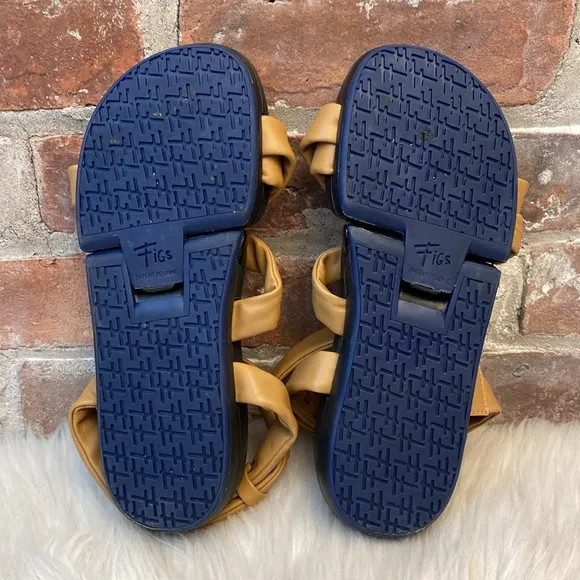 Figs by Figueroa Strappy Flexible Sandals, Size 37